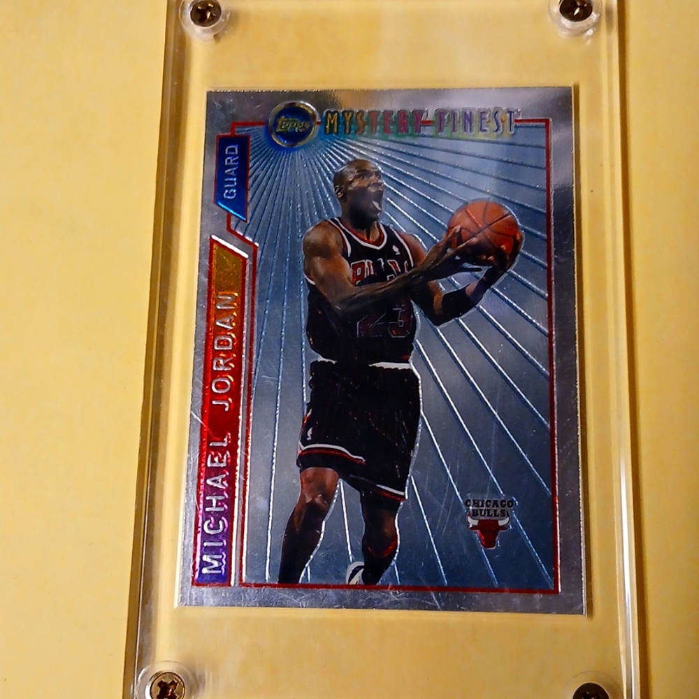 1996 Topps Finest Michael Jordan Card